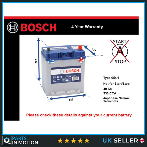 Battery fits daihatsu yrv - battery,
