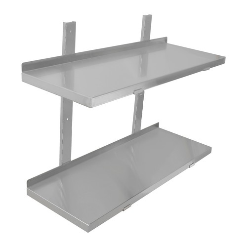 Stainless steel wall shelf x - wall,