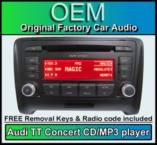 Audi TT CD player radio stereo