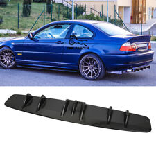 Rear Bumper Lip Diffuser Spoiler Splitter 7 Shark Fins For 3 Series E30 E36 E46