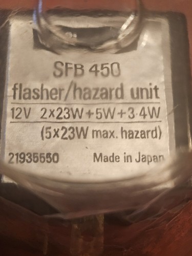 Lucas flasher hazard relay - flasher,