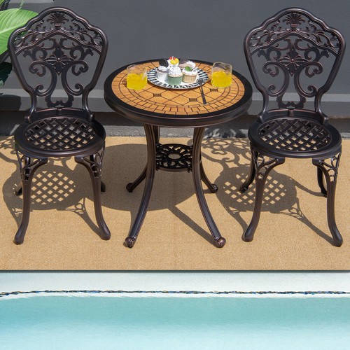 Outdoor patio table - table, and