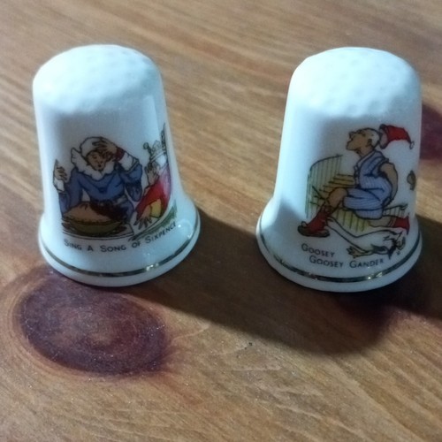 Nursery rhyme thimbles - 2x,