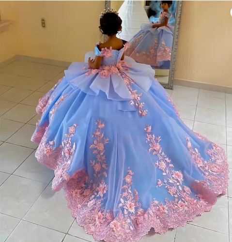 Luxury girls ball gown - gown, party