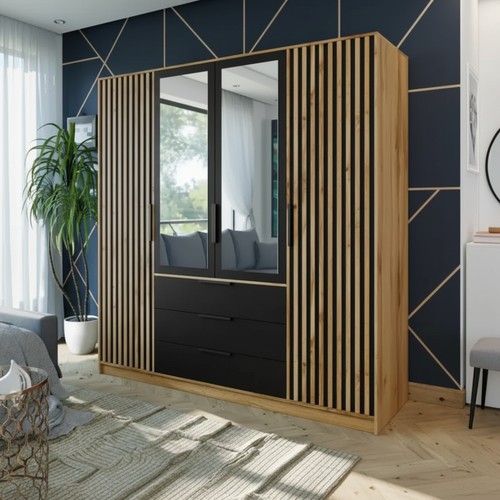 Bali lux four door wardrobe - bali, d4