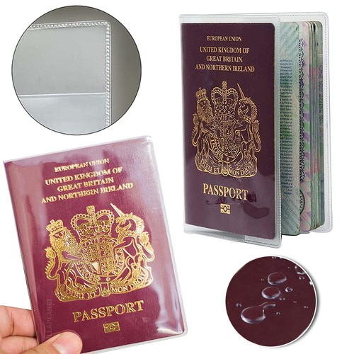 Transparent passport cover - passport,