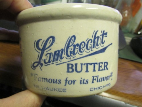 Butter crock lambrecht dairy - butter,
