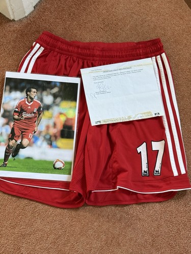 Liverpool match worn shorts - fc,