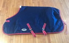 Weatherbeeta Horse Turnout Blanket Rug Blue And Red 63" 5'3" 1200D Standard Neck