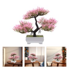  Artificial Bonsai Tree Fake Plant Decoration Potted Artificial House Plants