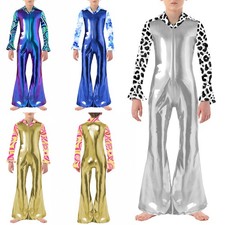 UK Kids Boys Girls 70s Disco