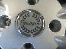  4 TRIUMPH 2000 2500 STAG  5.5J X 15" PLAIN SILVER  ALLOY WHEELS & TYRES