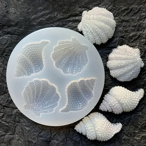 Sea shell silicone icing - shell,