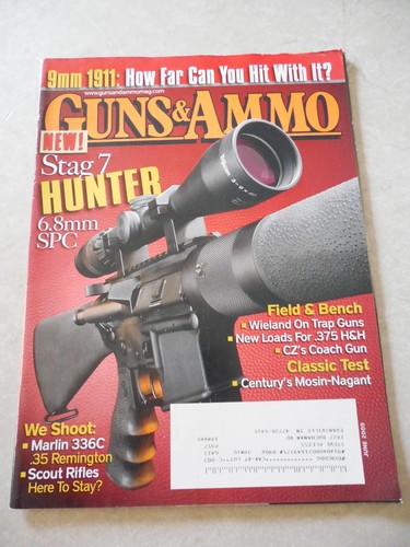 Guns ammo magazine june - guns,