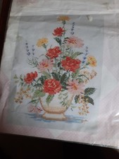 Cross Stitch kit flowers in