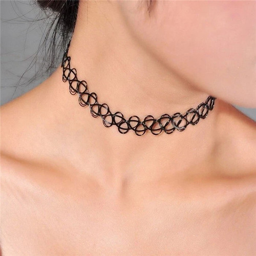 Tattoo choker stretch - tattoo,
