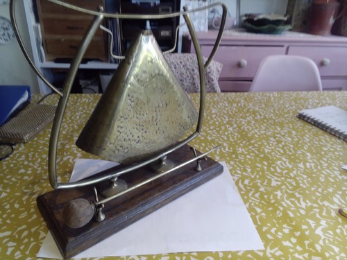 Antique arts and craft brass - and,