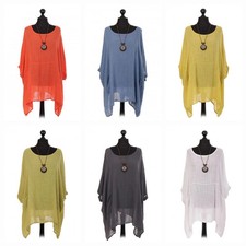 New Womens Italian Cotton