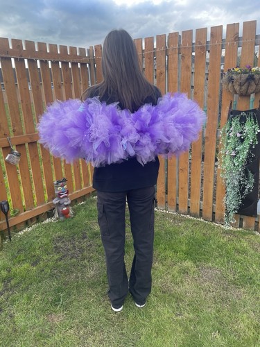 Amazing purple lilac tulle - /,