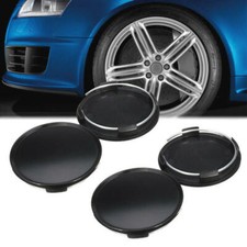 4pcs 68mm Universal Black Car