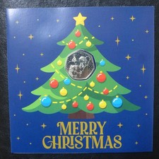 The Snowman 2025 50p Coin Christmas Card BU + Envelope *1ST CLASS*