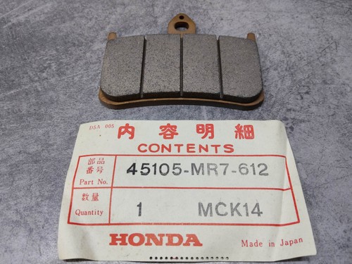 Single front brake pad - single, for