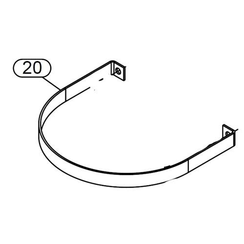 Replacement quad spreader disk - spreader,