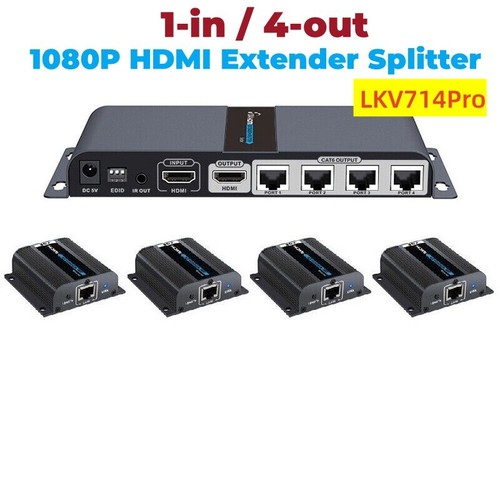Hdmi poe extender 1080p 1x2 - 1080p,