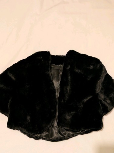 Debut cropped bolero faux fur - bolero,