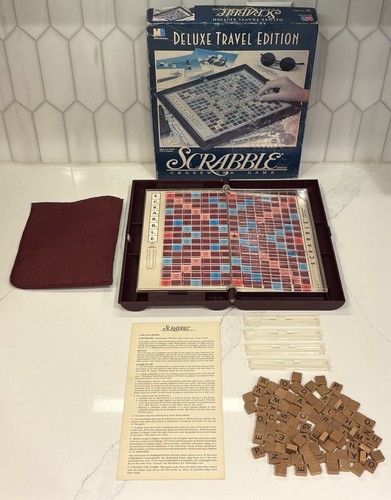 Scrabble deluxe travel edition - scrabble,