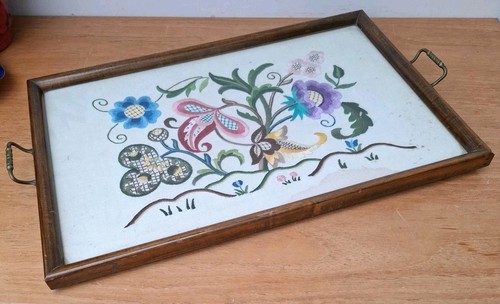 Vintage antique wooden serving - vintage,