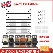 2/4PCS Spice Jar Rack Kitchen