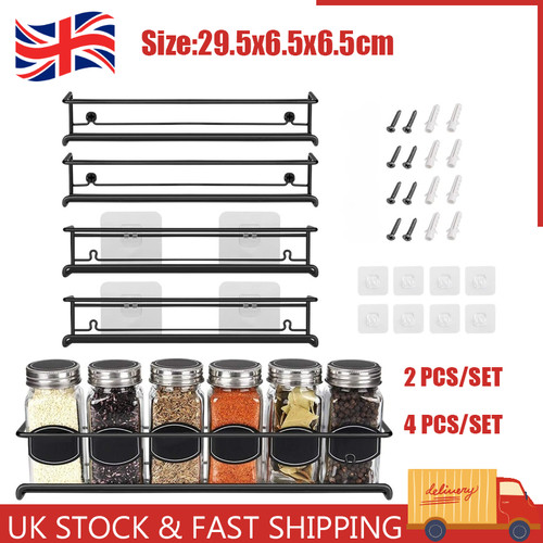 4pcs spice jar - spice, rack