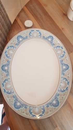 Wedgwood dolphin blue platter - wedgwood,