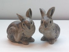 Poole Pottery Rabbit 4" Figurines