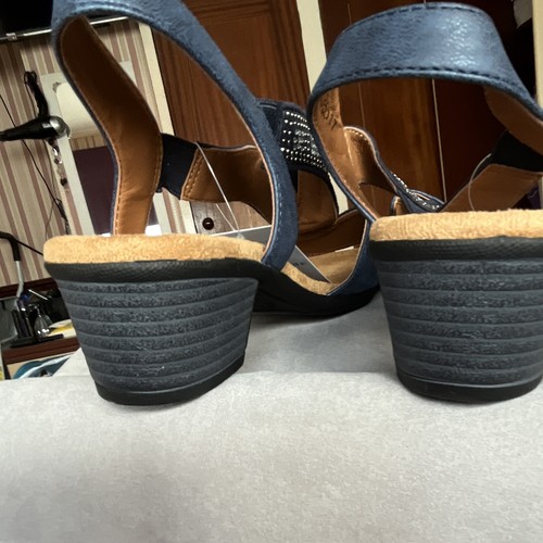 Pavers women navy leather - pavers, women’s