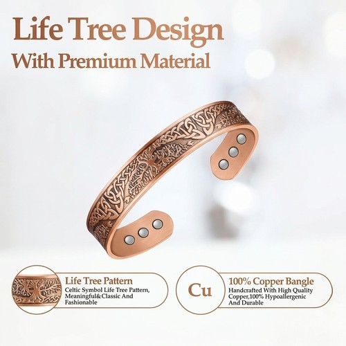 Magnetic solid copper tree - solid,