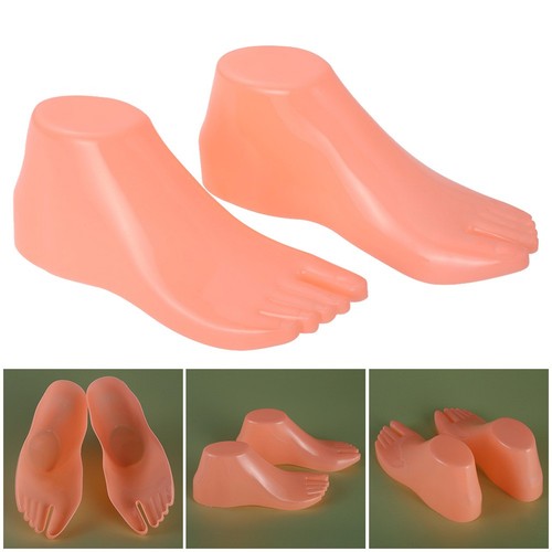 Pair hard plastic - plastic, feet