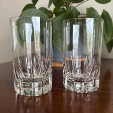 Set of 2 Rosenthal Studio-Line Tivoli  Highball Tumblers  Glasses Exc Cond