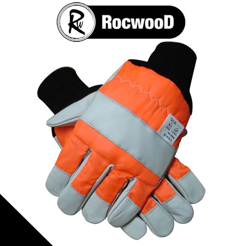 Chainsaw gloves with - chainsaw,