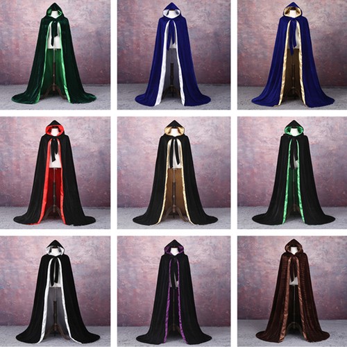 Velvet cloak renaissance - cloak,