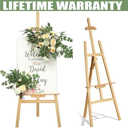 Large wood easel - easel, artist