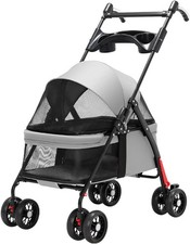 4 Wheels Pet Stroller with