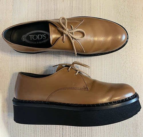 Tod unisex leather lace - unisex, lace-up