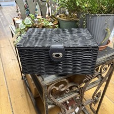 Stunning Black Wicker Style