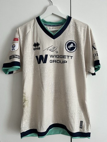 Millwall match worn - worn, shirt