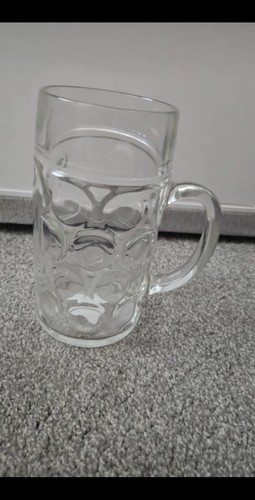 German beer stein glass - beer, 1l
