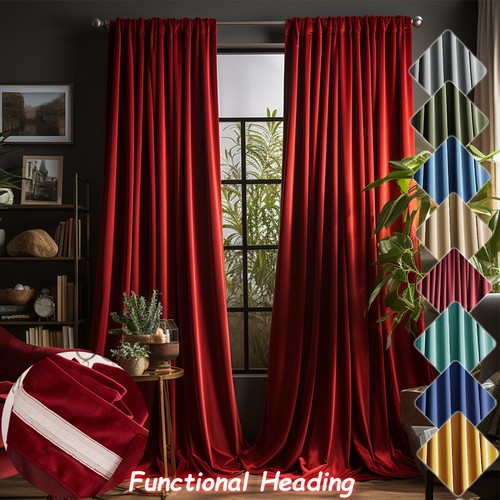 Luxury velvet curtains - velvet,
