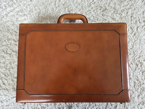 Vintage leather attache - vintage,