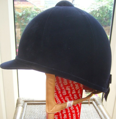 Charles owen navy velvet - charles,